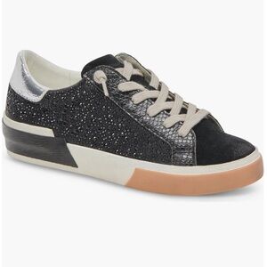 Dolce Vita Black and Silver Sneakers